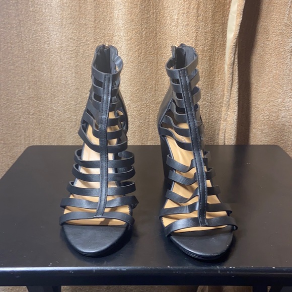 Bamboo wedges sandals - Picture 1 of 7